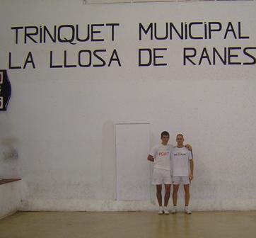 TOMÀS MENGUAL PEDRO I RAÜL MULET MENGUAL, A LA FINAL DE PILOTA DE MONCADA
