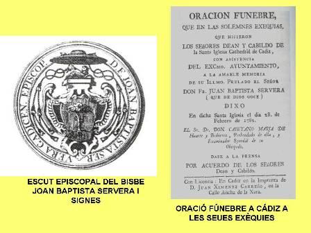 GATERS DESTACATS: Joan Baptista Servera i Signes, bisbe del segle XVIII ( Capítol IV i últim )