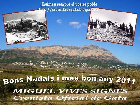 FELICITACIONS NADALENQUES: La meua per a tots.