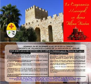 FELICITACIONS NADALENQUES: Hui la del Cronista Oficial de la Villa de Lopera (Jaén)