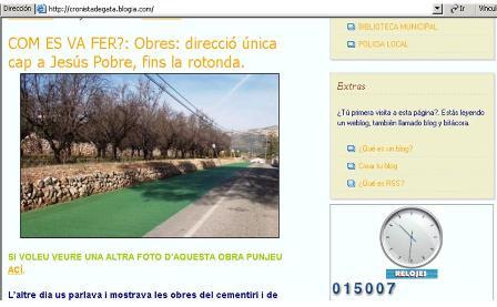 EL BLOG DEL CRONISTA DE GATA ARRIBA A LES 15.000 ENTRADES