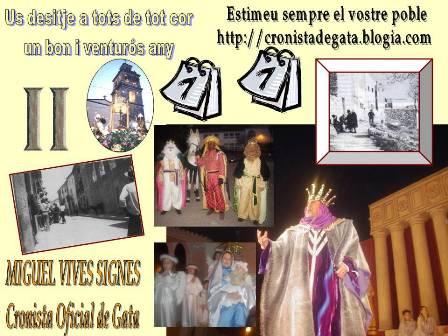 FELICITACIÓ DE CAP D'ANY: CRONISTA DE GATA per a tots els visitants del blog.