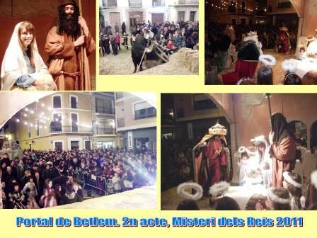 REPRESENTACIÓ. MISTERI DELS REIS: 2n acte: Cova de Betlem.