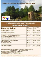 CURSOS FPA, 2n Trimestre. Hui comença la matrícula.