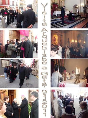 VISITA DE L'ARQUEBISBE EN CARLOS OSORO A GATA ( I )