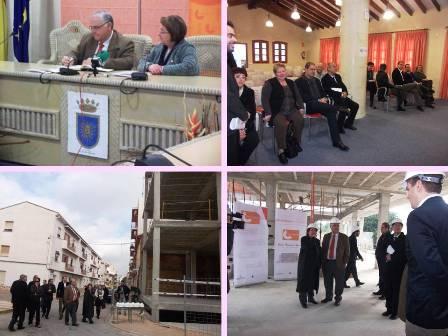 VISITA DEL CONSELLER COTINO A LES OBRES DEL CENTRE POLIVALENT JUVENIL ( I )