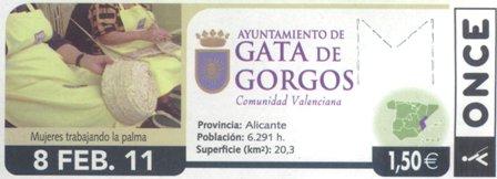 LA O.N.C.E.HA DIFÓS HUI PER TOTA ESPANYA LA IMATGE DE GATA