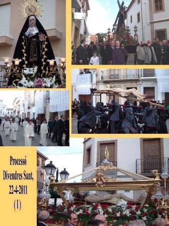 AHIR DIVENDRES SANT ES VA FER LA PROCESSÓ DEL SANT SOTERRAR ( I )