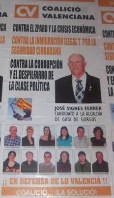 CAMPANYA ELECTORAL, 2n dia: Coalició Valenciana presentarà la candidatura dimecres dalt de Ca Martí