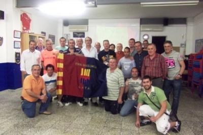 LA PENYA DEL BARÇA DE GATA FESTEJA LA CONSECUCIÓ DE LA LLIGA.