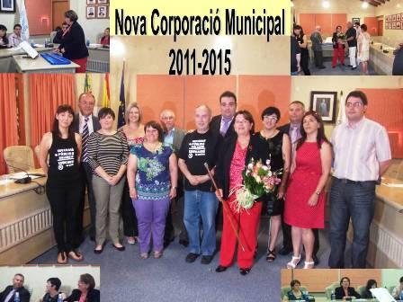 PRESA DE POSSESIÓ, NOVA CORPORACIÓ 2011-2015 ( II ): Reelegida l'Alcaldessa Ana María Soler Oliver