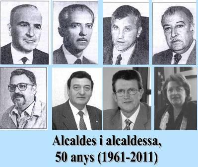 HISTÒRIA LOCAL: Les 8 alcaldies dels últims 50 anys