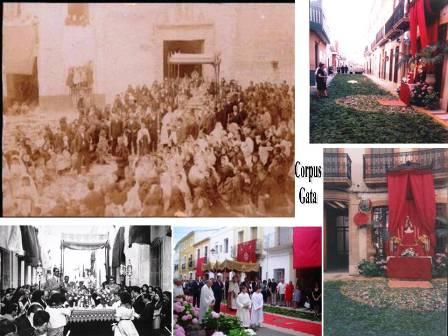HUI ÉS LA FESTA DEL CORPUS: Enramada pels carrers de Gata