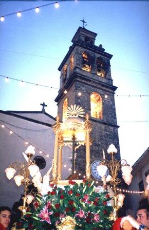 IMATGES DE FESTA: El Crist a la Plaça.