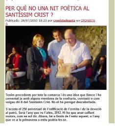 EL CRONISTAFA UN ANY: 26 de juliol de 2010