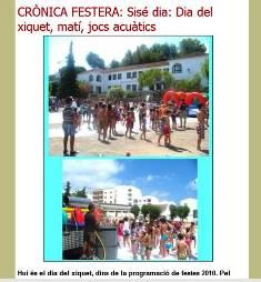 EL CRONISTAFA UN ANY: 4 d'agost de 2010