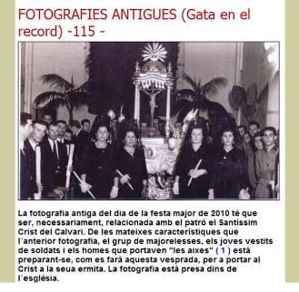 EL CRONISTAFA UN ANY: 6 d'agost de 2010 (dia del Crist, patró de Gata)