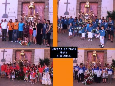 CRÒNICA FESTERA: LA VESPRA I LA FESTA: Ofrena de flors ( II )