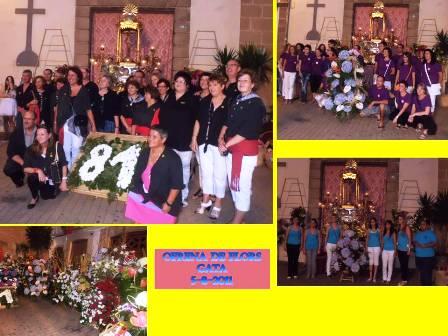 CRÒNICA FESTERA: LA VESPRA I LA FESTA: Ofrena de flors ( III )