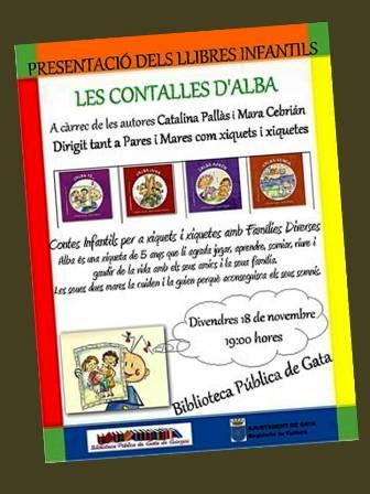 LES CONTALLES D'ALBA ARRIBARAN A LA BIBLIOTECA DIVENDRES QUE VE