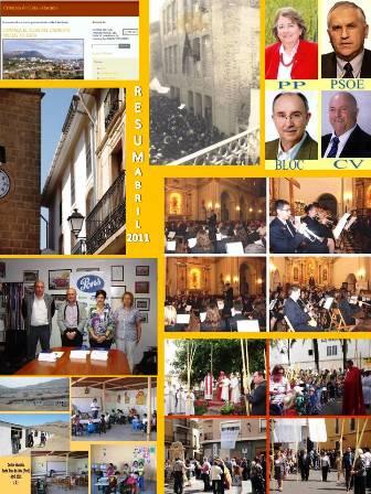 ESTRENEM NOU ANY. RESUM DE L'ANY 2011 ( III ): Abril