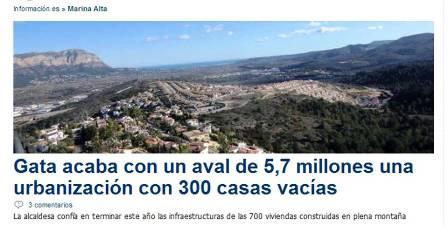 LA PREMSA PARLA HUI DE GATA: Gata Residencial