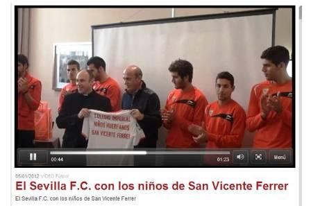 IMATGES CURIOSES: EL RECTOR EN JOSÉ IGNACIO LLÓPEZ i el Sevilla C.F.