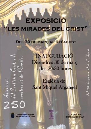 DEMÀ DIVENDRES 30, INAUGURACIÓ LES MIRADES DEL CRIST
