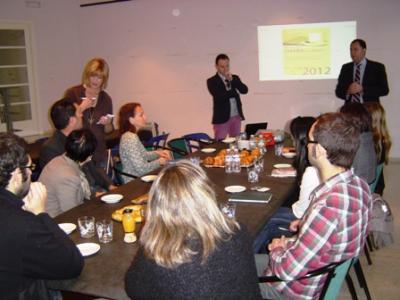 ELS JOVES EMPRESARIS DE LA MARINA ALTA es reunixen a Pedreguer