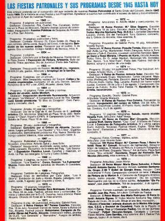 MEUS ARTICLES DE FESTES: 1990 ( I )