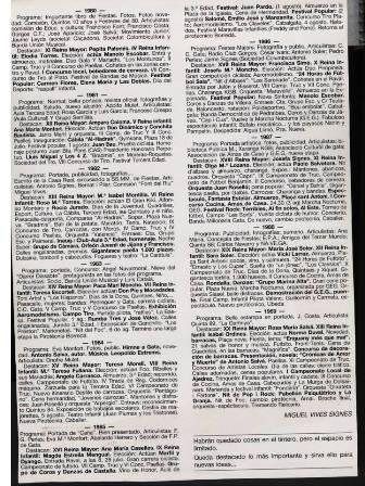 MEUS ARTICLES DE FESTES: 1990 ( i II )