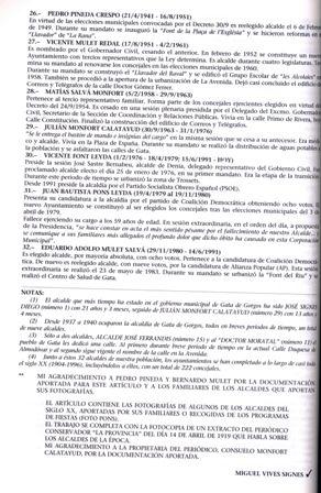 MEUS ARTICLES de festes: 1996, alcaldes del segle XX ( III )