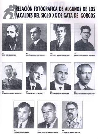 MEUS ARTICLES de festes: 1996, alcaldes segle XX ( i V )