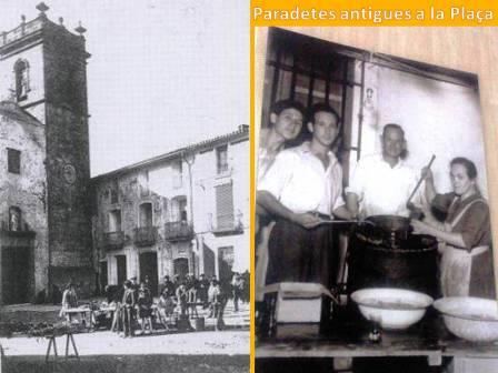 250 aniversari: REPRESENTACIÓ ARBRE BLANC: paradetes a la Plaça