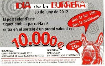 LA BURRA VA CAGAR A LA PARCEL·LA 4 I EL PREMI VA SER PER A ALBERTO DE PEDREGUER