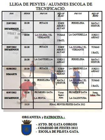 LLIGUETA DE PILOTA ABANS I ENTRE FESTES