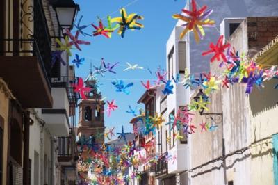 IMATGES DE FESTA: Carrer Nou adornat