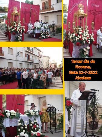 TERCER DIA DE NOVENA: ALCOLAES ( I ): missa