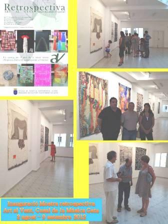 INAUGURACIÓ DE LA MOSTRA RETROSPECTIVA D'ART AL VENT