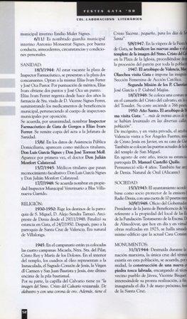 ELS MEUS ARTICLESde festes: 1998, Pinzellades de la Història de Gata (V) -1943-1950 ( II )