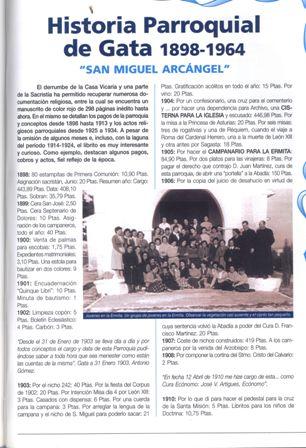 ELS MEUS ARTICLESde festes: 1999, Història Parroquial de Gata (1898-1964) ( I )