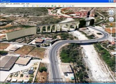 IMATGES CURIOSES: els ponts de Gata a la vista de Google Earth