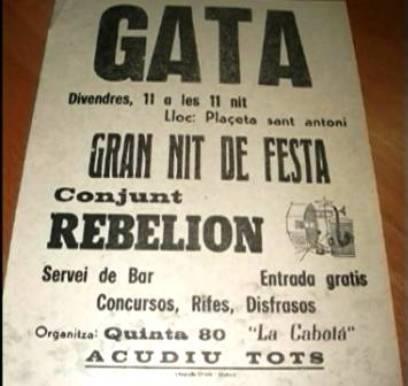 FOTOGRAFIES ANTIGUES (Gata en el record) -886, la de hui dia 17-