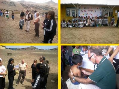 EL PEDIATRA DOCTOR LUIS SANTOS I LA SEUA DONA VISITEN EL PERÚ