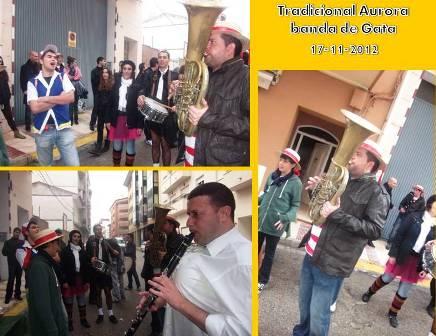 SANTA CECÍLIA 2012 GATA: Els músics protagonitzen la tradicional Aurora