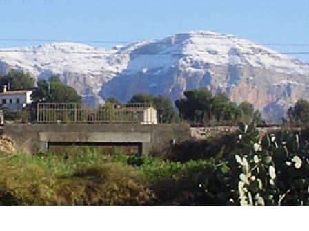 IMATGES CURIOSES: neu al Montgó fa sis anys