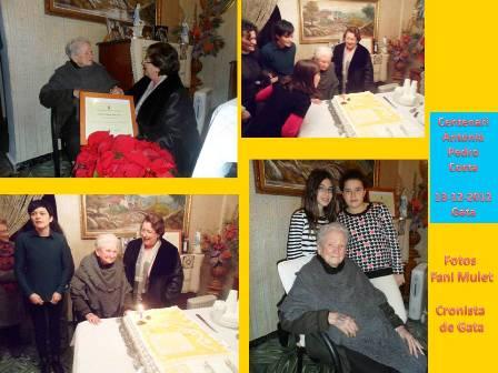 LA TIA ANTONIA (ANTONIA PEDRO COSTA) CELEBRA 100 ANYS RODEJADA DE TOTS ELS SEUS