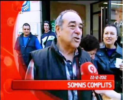 TAMBÉ CANAL 9 TVV HA COBERT LA NOTÍCIA DEL 5é premi