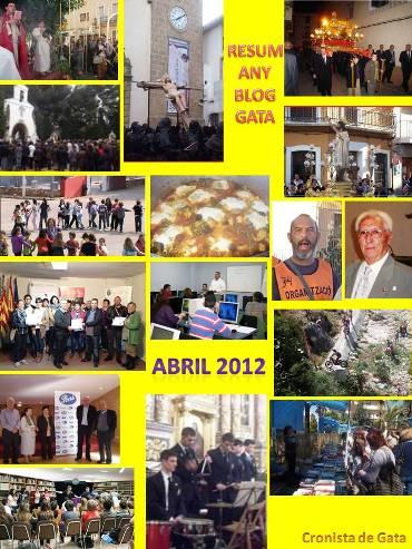SEGUIM RESUMINT EL 2012, ara sols en imatges: mes d'abril