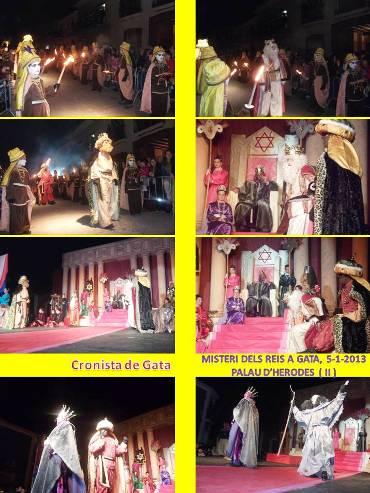 MISTERI DELS REIS MAGS A GATA: Palau d'Herodes ( i II )